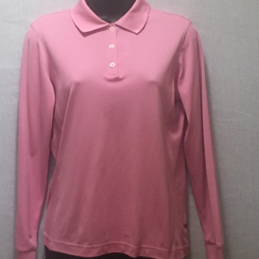 *3 for $20* Adidas clima-cool baby pink golf shirt